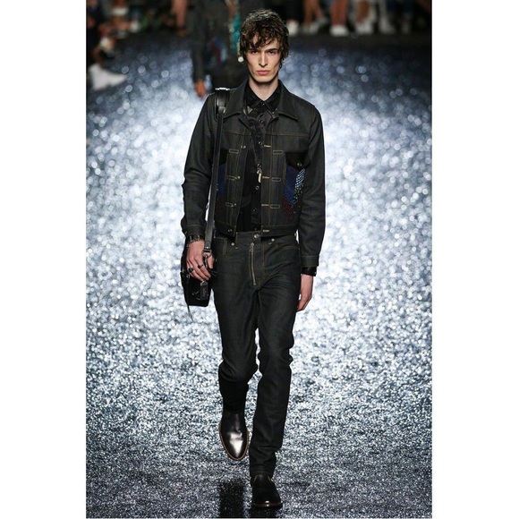 Coach 1941 Runway Patchwork Denim Jacket - Picture 3 of 11